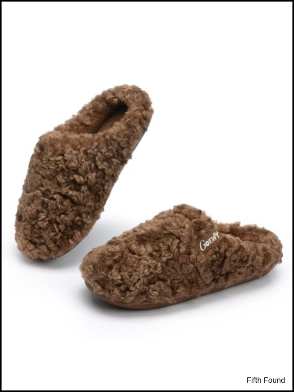 Women's Fuzzy Plush Curly Faux Fur Memory Foam Slippers Cozy House Shoes